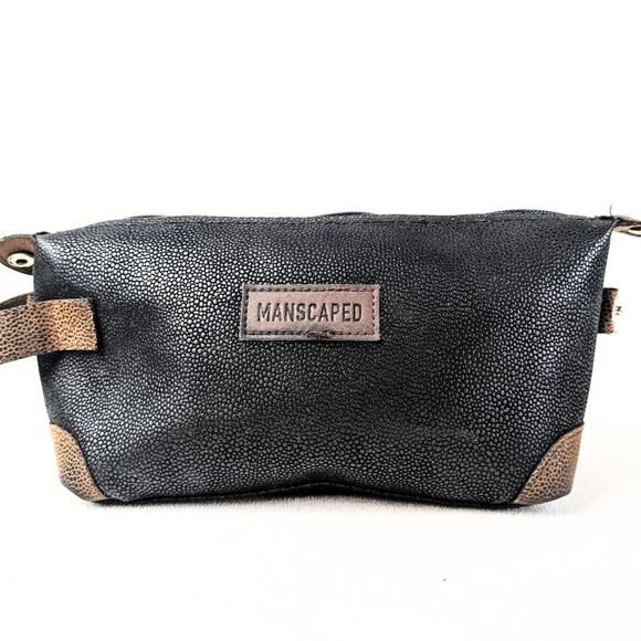 Manscaped Faux Leather Cosmetic Bag - Picture 2 of 4